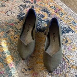 Rothy's Women's Olive Green Flats